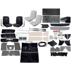 Premium Pony Interior Kit w/ TMI Pony Upholstery Mustang 1966