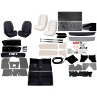 Premium Standard Interior Kit with TMI Sport II Upholstery 1965 Mustang
