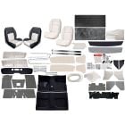 Premium Pony Interior Kit With TMI Sport II Pony Upholstery 1965 Mustang