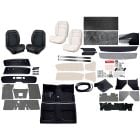 Premium Standard Interior Kit with TMI Sport R Upholstery 1966 Mustang