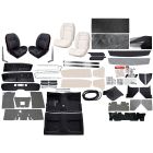 Premium Pony Interior Kit with TMI Sport R Pony Upholstery 1966 Mustang