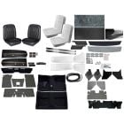 Premium Deluxe Interior Kit with TMI Deluxe Upholstery 1968 Mustang