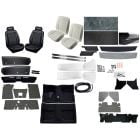 Premium Standard Interior Kit with TMI Sport II Upholstery 1968 Mustang