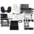 Premium Deluxe Interior Kit with TMI Sport II Upholstery 1967 Mustang