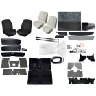 Premium Standard Interior Kit with TMI Sport R Upholstery 1968 Mustang