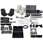 Premium Deluxe Interior Kit with TMI Sport R Upholstery 1968 Mustang
