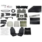 Premium Deluxe Interior Kit With TMI Sport II Upholstery 1969 Mustang