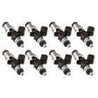 Injector Dynamics Fuel Injector ID1050X EV6 Style USCAR Connector Set of 8 GT500 Mustang 2007-2014