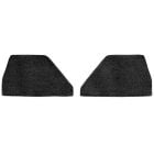 ACC Carpets Kick Panel Inserts Black Loop Pair Without Cardboard F-100 1948-1952