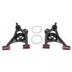 BMR Lower Control A-Arm Front Black Hammertone With Spring Pocket And Tall Ball Joint Pair Mustang 1979-1993