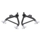 BMR Front Lower Control A-Arm With Tall Ball Joints Adjustable Black Hammertone Pair For Use With Coilovers Mustang 1979-1993