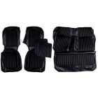 Distinctive Industries Full Upholstery Set Standard Black Leather 1968 Mustang