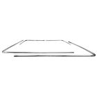 CJ Classic Trucks Drip Rail Trim Chrome Set Hard Top Bronco 1966-1977