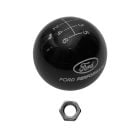 Ford Racing Black 6-Speed Shift Knob Mustang 15-26 w/ "Ford Performance" Logos