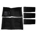 ACC Carpet Set With Fold Down Seat Carpet Cut Pile Molded Black Fastback Mustang 1965-1968