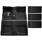 ACC Carpet Set With Fold Down Seat Carpet Essex Molded Black Fastback Mustang 1965-1968