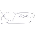 Mustang 79-81 Intermediate Brake Lines OE Front To Rear 1979-1981