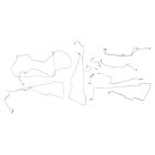 Classic Tube Brake Line Kit Complete Stainless Steel With ABS Mustang GT 1994-1995