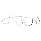 Classic Tube Fuel Tank Supply Line Stainless Steel Mustang 1996-1998