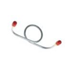 Classic Tube Brake Master Cylinder To Distribution Block Fluid Line 1/4" Original Steel For Manual Drum 1966 Mustang