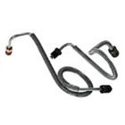 Classic Tube Brake Master Cylinder To Distribution Block Fluid Line Original Steel Pair For Manual Drum Mustang 1971-1973