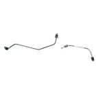 Classic Tube Brake Master Cylinder To Distribution Block Fluid Line Original Steel Pair For Power Drum 1970 Mustang