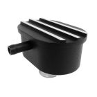 CJ Classics Oil Cap Oval Finned Aluminum Push-In With PCV Tube