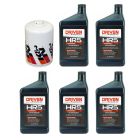 Driven Racing Oil Change Kit HR-5 High Zinc Conventional 10W-40 W/K&N Oil Filter Ford Mustang 1965-1973