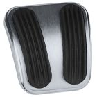 Lokar Emergency Brake Pedal Pad Billet Brushed Bronco 1966-1977