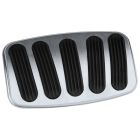 Lokar Brake Pedal Pad XL Billet Brushed Non-Power Automatic Transmission Bronco 1966-1977