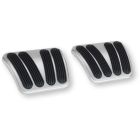 Lokar E-Brake Pedal Pad Set Brushed Finish Chevrolet C10 1967-1972