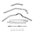 Single Exhaust Kit With Head Pipe 2" 170/200 Bronco 1966-1977