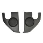 Custom Autosound Kick Panel Black 6-1/2" Kenwood Speakers Chevy C10 1967-1972