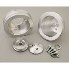 March Performance Pulley Kit High-Flow Polished 302/351 Small Block Ford Engines