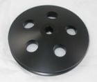CJ Classic Trucks Power Steering Pulley Single Groove Aluminum Black Early GM/1984