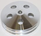 CJ Classic Trucks Power Steering Pulley Single Groove Aluminum Satin Early GM/1984