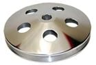 CJ Classic Trucks Power Steering Pulley Single Groove Aluminum Polished Press Fit Small Block Chevrolet