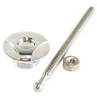 Quik-Latch Air Cleaner Kit Twist Lock QL-25 Series Polished