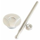 Quik-Latch Air Cleaner Kit QL-25 Twist Lock Silver
