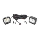 Rough Country LED Light 3" Wide Angle OSRAM Pair