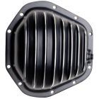 Trans-Dapt Performance Rear Differential Cover Black Finned With Polished Highlights Dana 60 Axle