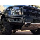 Dual Fog Light Bezel And Mounting Kit With Rigid Industries D-Series PRO Driving Lights And Hyperspot Lights F-150 Raptor 2017-2020