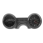 CJ Classics Rally Pac 6000 RPM Black With Logo Mustang V8 1965