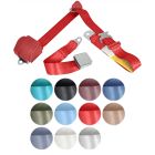RetroBelt Products Seat Belt 3-Point Retractable With Aviation Lift Buckle Pair Mustang 1965-1973