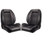 TMI Front Bucket Seat Sport II Pro-Series Standard Pair Mustang 1966