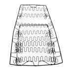 Dynacorn Upper Front Bucket Seat Frame Spring Deluxe Mustang 1969-1970