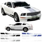 Graphic Express "Mustang" Fader Stripe Lower Rocker Kit 2005-2009