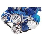 March Performance Serpentine Pulley And Bracket Kit Mustang 302 65-69 For Alternator/Water Pump/Power Steering