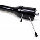 Ididit Steering Column Tilt Ford Style Direct Black Powder Coated 69 Mustang For Use w/ Electric Power Steering Kit