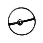 Steering Wheel Black 2-Spoke With Horn Bars Mustang 1970-1973